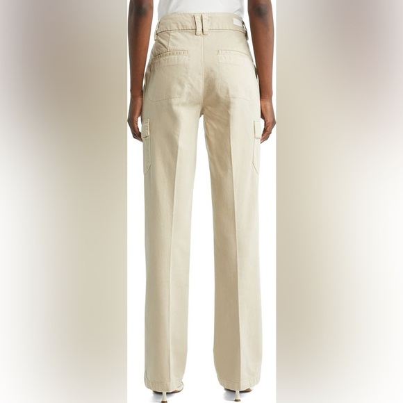 PAIGE DENIM Dion High Waist Cargo Trouser Flare Pants - Picture 3 of 13